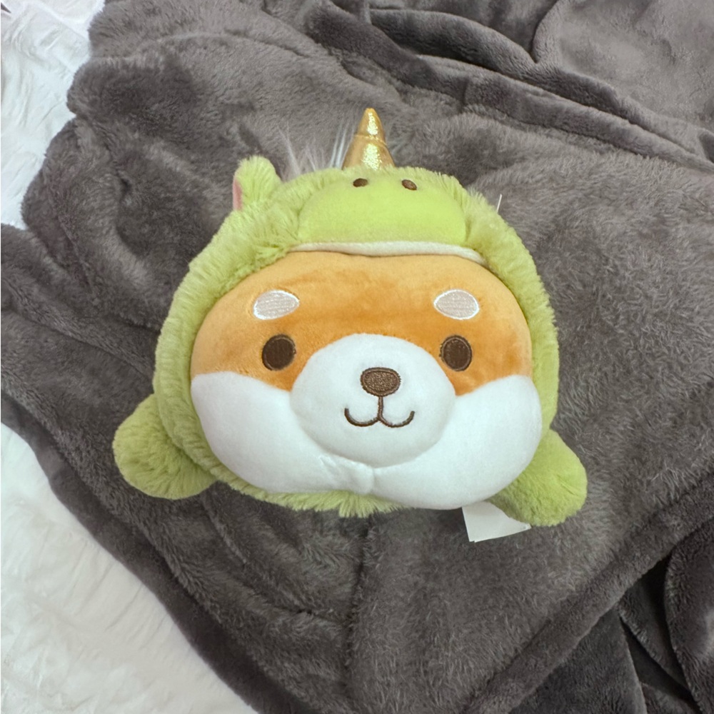 Unicorn x Shiba plush NWT